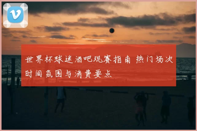 世界杯球迷酒吧观赛指南 热门场次时间氛围与消费要点
